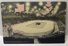 1910c Kansas City Missouri Interior of Convention Hall Center American Flags 1910c Kansas City Missouri Interior of Convention Hall Center American Flags