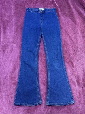 Zero Plus Blue Flare High Waisted Jeans - Women s Size M