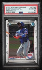 2020 Bowman Chrome Prospects Sherten Apostel #BCP-46 PSA 10 GEM MT 8d2