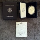 1999-P Proof Silver American Eagle 1 oz .999 Fine Silver Dollar w/ Box & COA