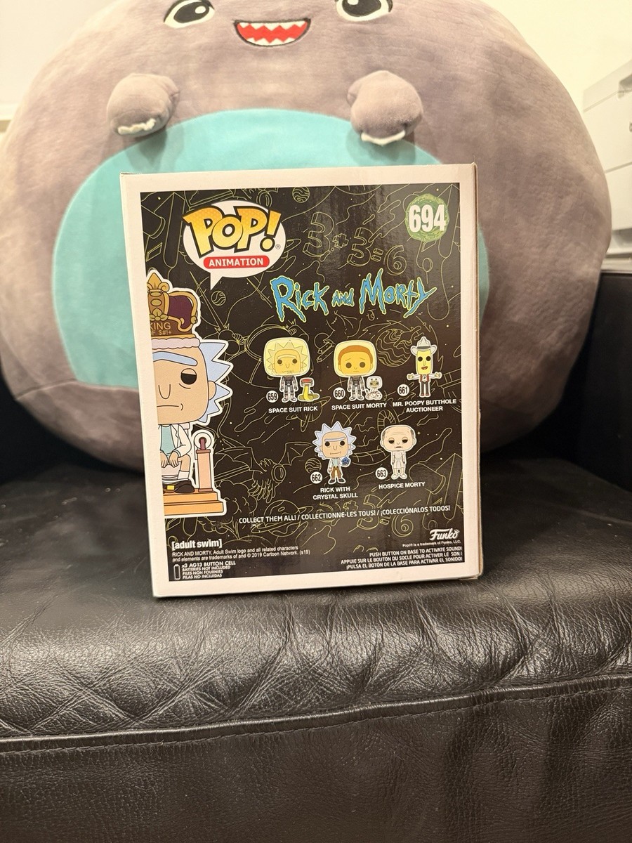Funko Pop! Deluxe: Rick and Morty - King of S#!+ #694 for sale