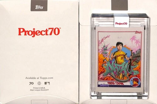 2021 TOPPS PROJECT 70 #470 2007 SHOHEI OHTANI - LOS ANGELES ANGELS - CES