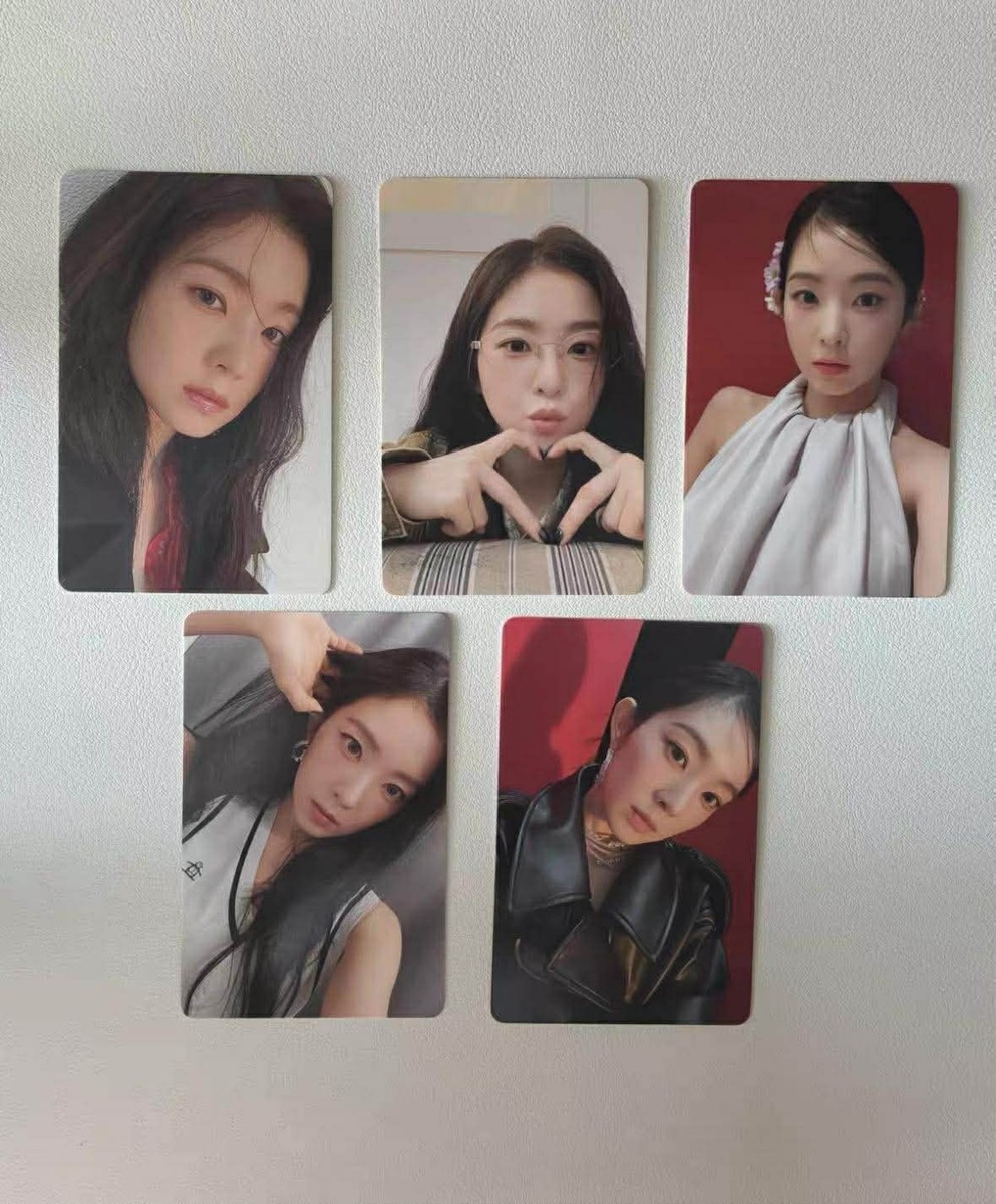 RED VELVET IRENE OFFICIAL PURPLE PEARL CHINA MAGAZINE PHOTOCARD +