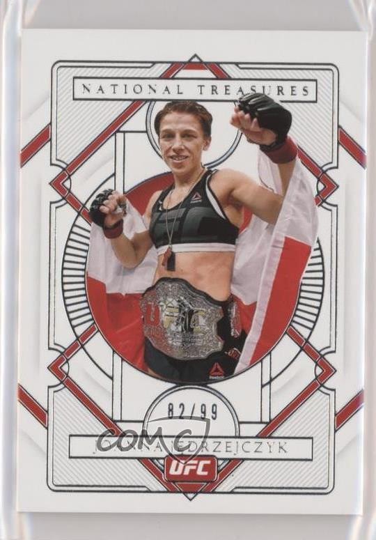 2021 Panini Chronicles UFC National Treasures 82/99 Joanna Jedrzejczyk #373 lb9