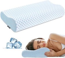 Cervical Memory Foam Pillow for Neck Pain Relief Ergonomic Neck Support Pillow