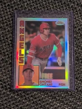 Shohei Ohtani RARE REFRACTOR INVESTMENT CARD SSP TOPPS CHROME ANGELS MVP MINT