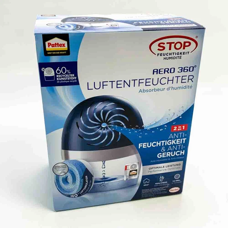 Pattex Aero 360° Dehumidifier High Efficiency