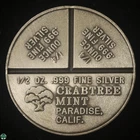 Burnished Crabtree Mint Spliter Round - 0.999 Fine Silver 1 tr oz