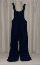Vintage 80s Ski Bib Pants CB Sports Snow Pants Adult Size 32 Navy Blue FLAW PIC