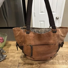 Pre-Owned The Sak Brown Tote Bag