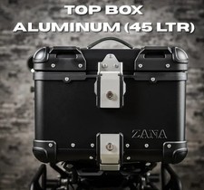 Topbox 45l R-flat Aluminium Black Fit For Tvs Apache Rtx 300