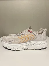 Hoka One One U Clifton LS Unisex Gray Running Shoes Womens US 10.5 Mens US 9.5
