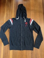 Ohio State Football Nike Full Zip Jacket Hoodie Women  s Medium Dark Gray