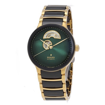 Rado Centrix Automatic Green Dial Two-Tone Unisex Watch R30008302