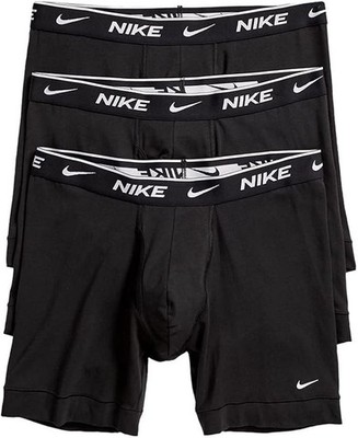 Nike Men`s Everyday Cotton Stretch Boxer Briefs 3 Pack
