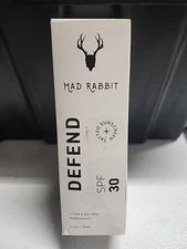 NWOB Mad Rabbit Defend Tattoo Sunscreen SPF 30 3.4oz 100 ml Brand New