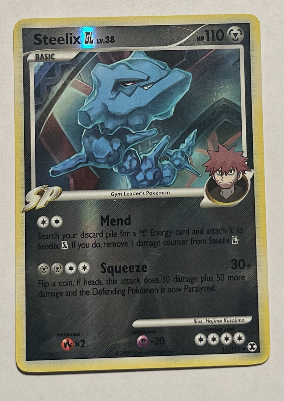 Steelix GL 51/111 Uncommon Rising Rivals Pokémon Card - LP