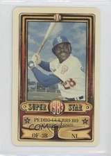 1983 Perma-Graphics/Topps Credit Cards Pedro Guerrero #150-SSN8305