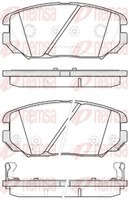 Remsa Bremsbelagsatz Scheibenbremse 1204.12 FüR Tucson Sonata Nf Hyundai 5 Jm Tg