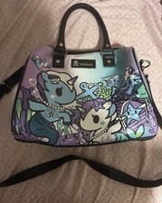 tokidoki Unicorn Satchel Top Handle Zip w/ Detachable Crossbody Strap