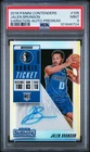 Jalen Brunson 2018 Contenders RC Rookie Ticket Var Auto#105 Premium Silver PSA 9