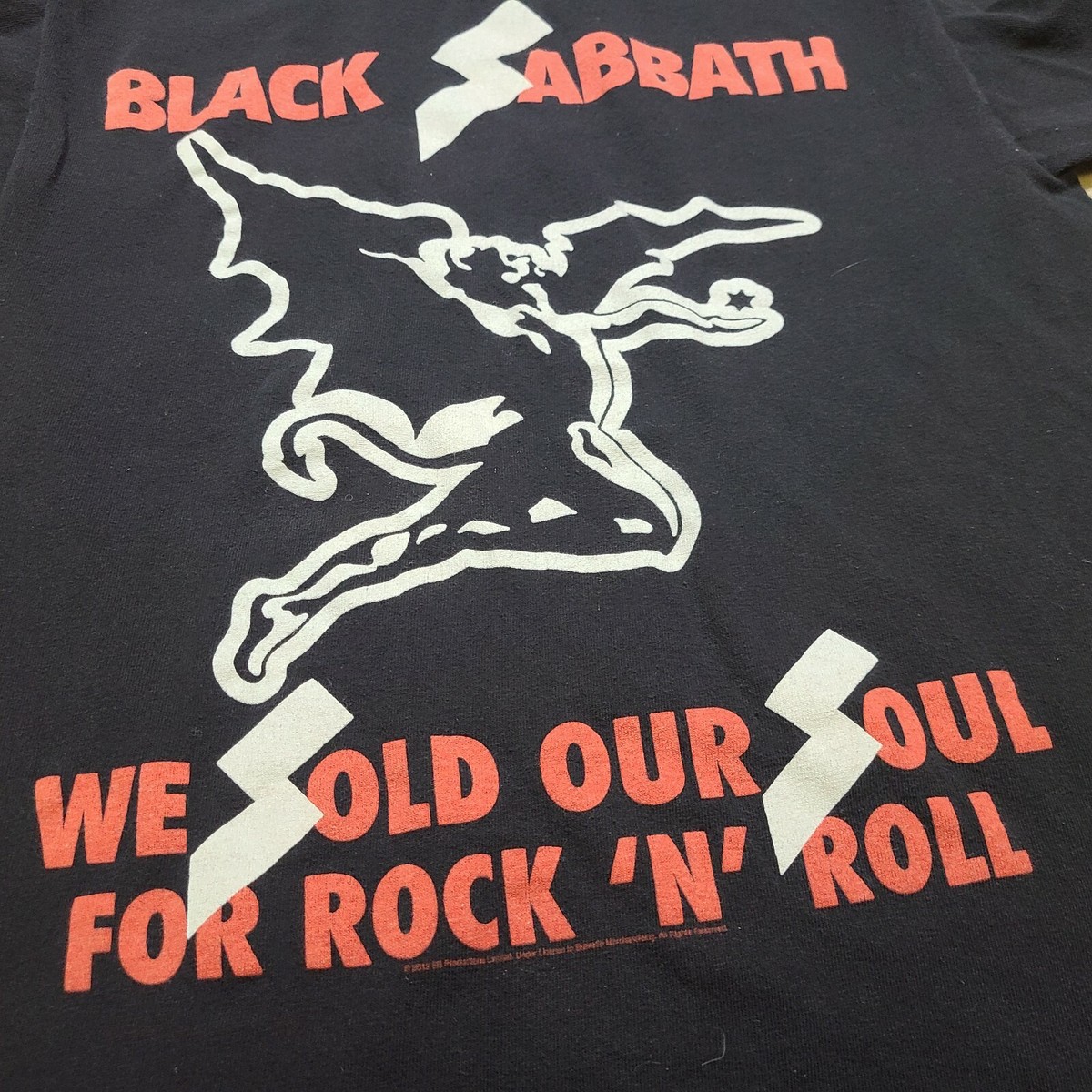 Black Sabbath We Sold Our Soul For Rock 'N Roll T-Shirt 2012 Black Sabbath We Sold Our Soul For Rock 'N Roll T-Shirt 2012