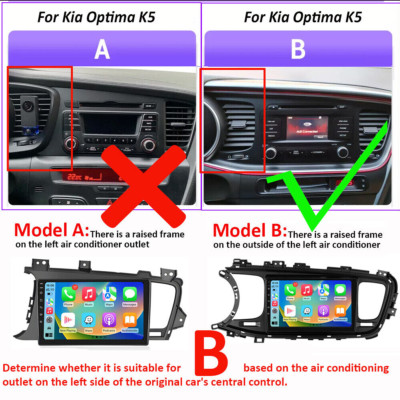 Apple CarPlay For Kia Optima K5 2013-2015 2G+32G FM Auto Android 12 Car Radio