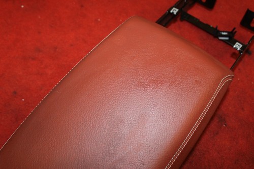Center Console Armrest Red Brown OEM BMW F25 F26 X3 X4 2011-2017 - Picture 4 of 11