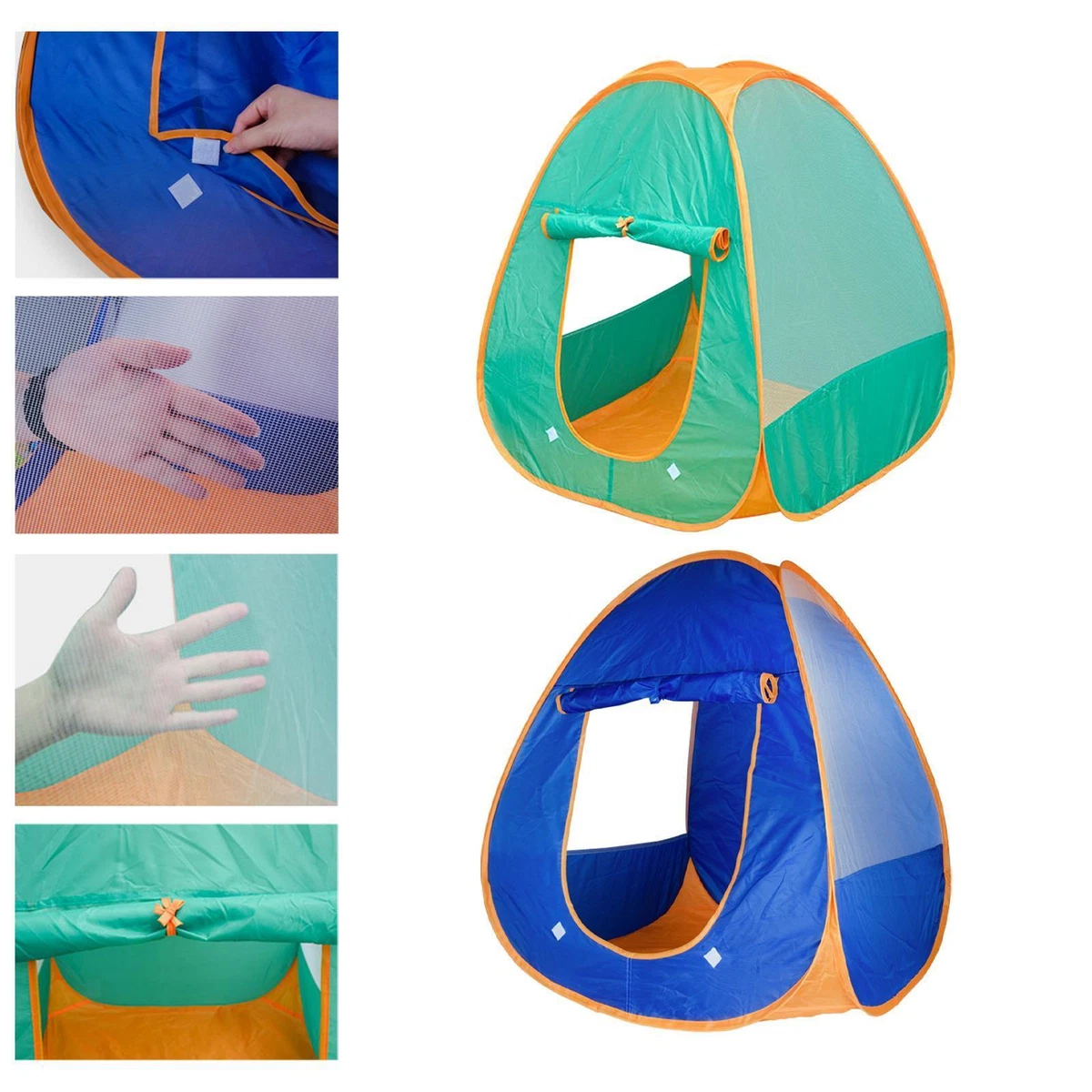 Children Play Tent Collapsible Play Mat Role Play Toy Playhouse