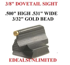 🔥🎯 3/8" DOVETAIL SIGHT fits WINCHESTER MARLIN HENRY BROWNING EBERTI ITHACA 🎯