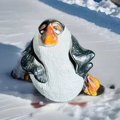 Beasties of the Kingdom Cool Lazy Eyes Penelope Penguin Figurine