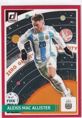 2024-25 Panini Donruss Soccer No. 11 Alexis Mac Allister Zero Gravity Red