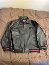 Vintage Shaq MVP 32 Brand Polyvinyl Snap Button Jacket Size Youth Medium RARE