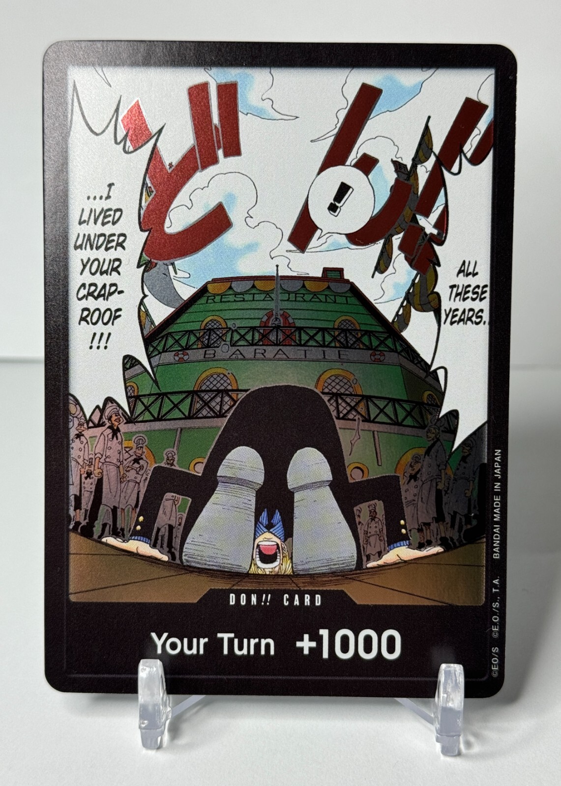 One Piece TCG Pillars Of Strength Don!! Card Alternate Art Sanji