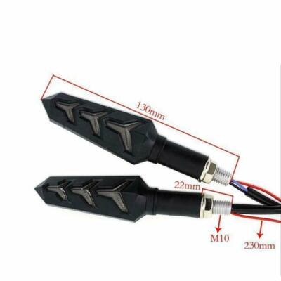 Wvxilyr 4 Pezzi Frecce LED Moto,Indicatori di Direzione Moto, 12V Universale Indicatore di Direzione del Motociclo con Luci LED Blu e Ambra, Indicatori Lampeggianti per Scooter, ATV