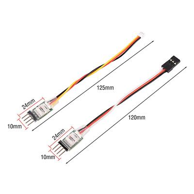 Elektronisches Schaltrelais RC Auto Lichtsteuerung Schalter Zubehör Modul Kabel