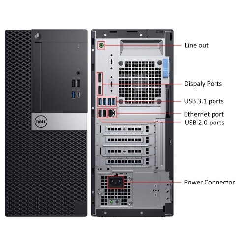 Dell Gaming PC Windows 11 Intel i5 RTX 3050 6GB GDDR6 32GB RAM 1TB