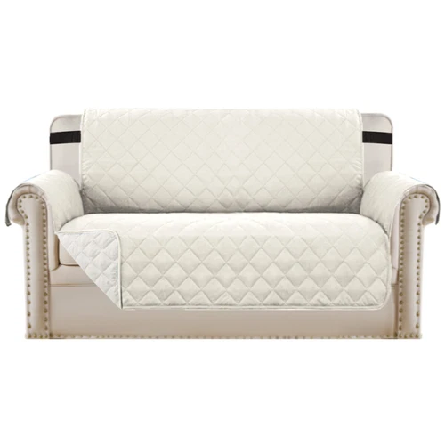 Quilted Sofa Cover Throw Pet Sofa Protector Non Slip & Waterproof 1/2/3 Seater - Picture 100 of 101