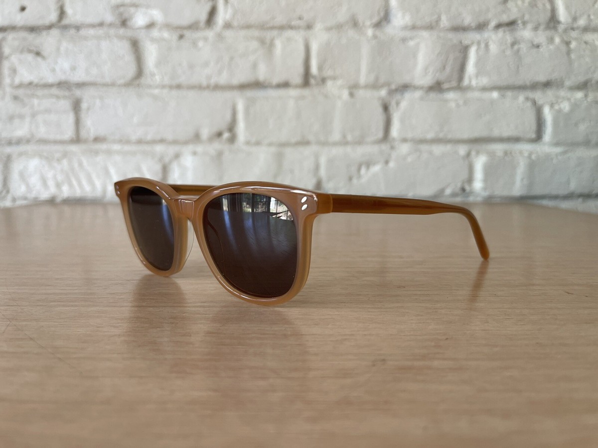 Stella McCartney SC0104S 003 Sunglasses Unisex Tan Gray  display picture 1