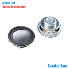 2pcs Small 4ohm 3W speaker Round Diameter 36MM speaker spare parts repair