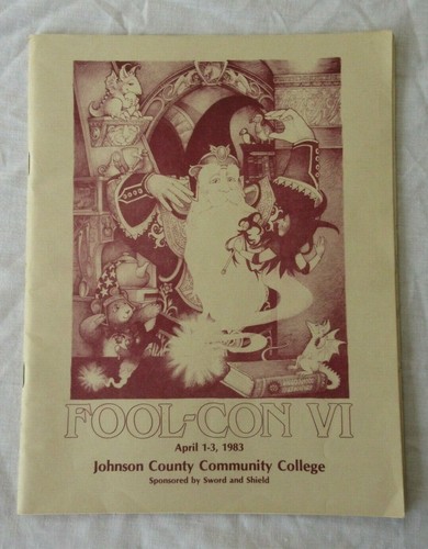 Vintage FOOL-CON Fool Con V & VI Fantasy Sci-Fi Convention Programs 1982 1983 - Picture 7 of 10