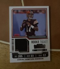 2023 Panini Contenders - Dorian Thompson-Robinson Rookie Ticket Patch #TS10 (RC)