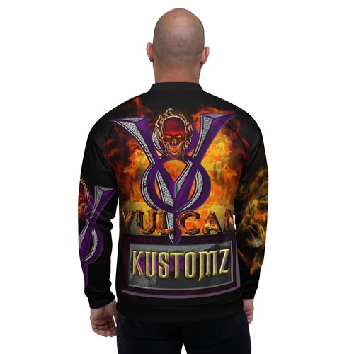 Chaqueta Bombardero Vulcan Kustomz Unisex Diseño Personalizado (Impresa en Mangas y Espalda) - Imagen 6 de 32