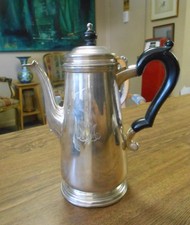 Tiffany & Co Sterling Silver Teapot 22938 Ebony Handle 1.5 Pints Mono MSM Dent