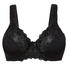Big Size Womens Full Coverage Non padded Underwire Embroidered Minimizer Bra