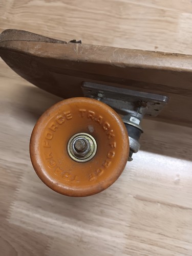 Pro Class Skateboard Kicktail Wood Striped Skateboard Track Force Trucks 24" 70s - Bild 8 von 11