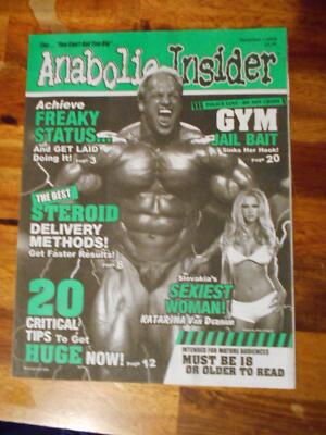 ANABOLIC INSIDER bodybuilding steroids muscle magazine 12-04