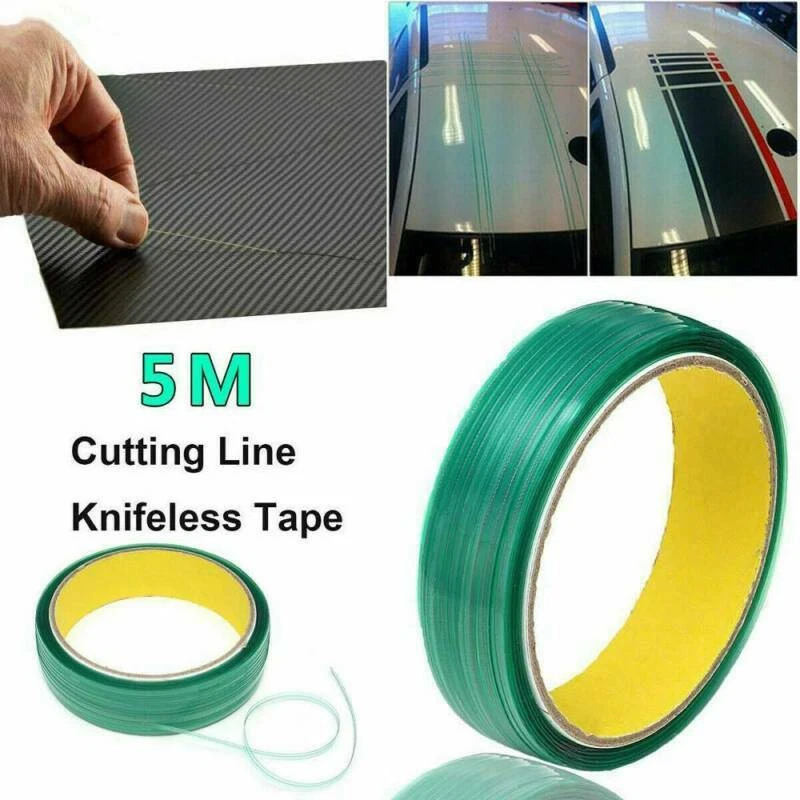 5M Finish Line Knifeless Tape Car Stickers Vinyl Wrapping Film Cutting Tools