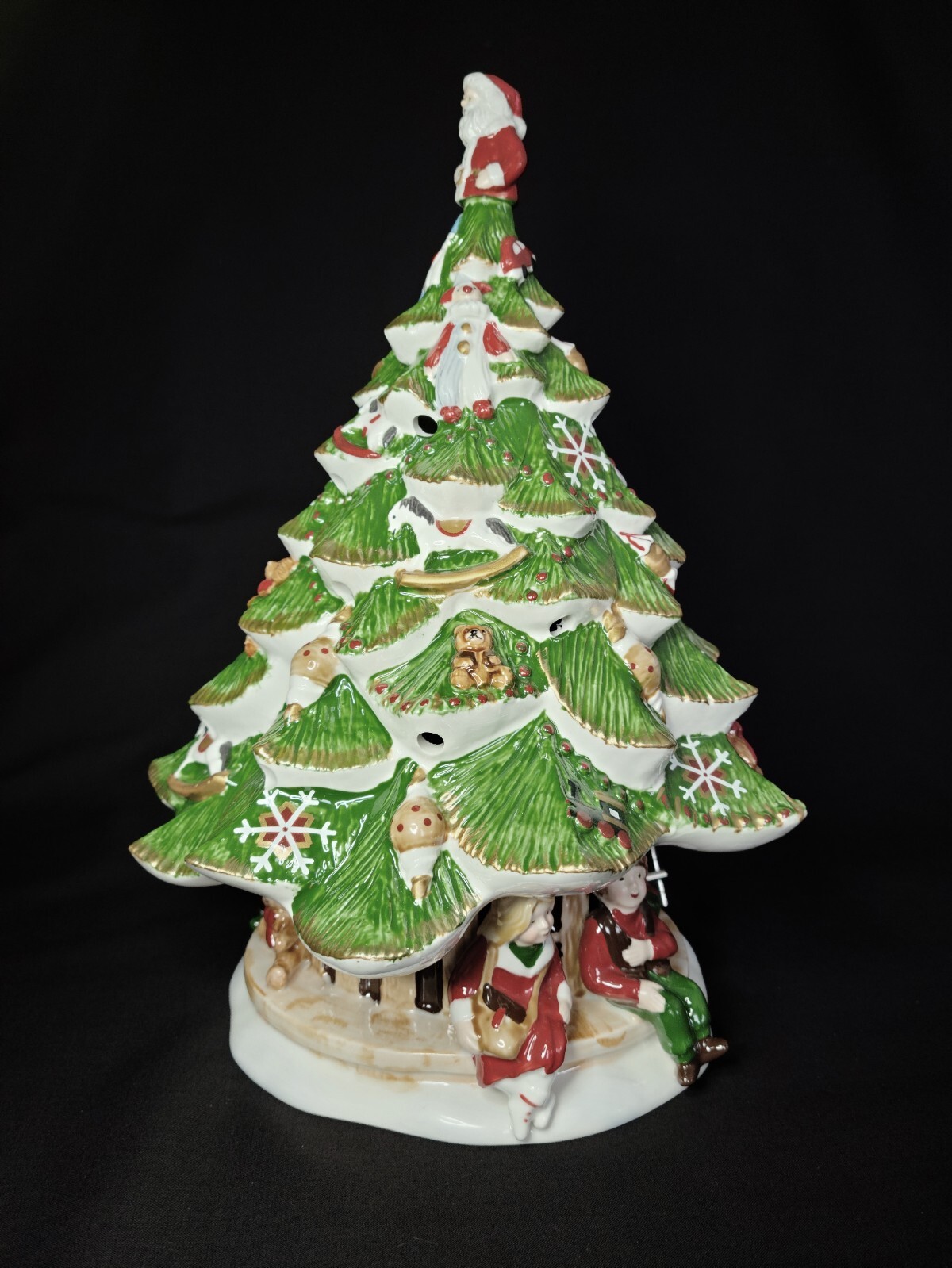 Villeroy & Boch Large Christmas Tree Musical Tea Light Holder eBay