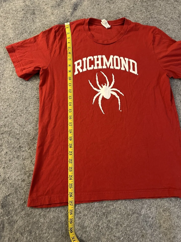 Richmond Spiders T Shirt Large Red Crew Neck Short Sleeve - Image 4 of 4
